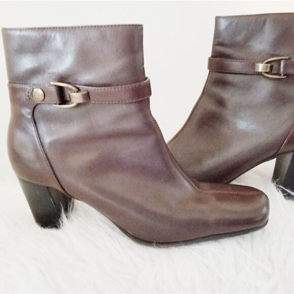 Nine & company ankle boots leather upper - Picture 1 of 8